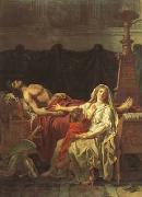 Jacques-Louis David andromache mourning hector (mk02) France oil painting reproduction